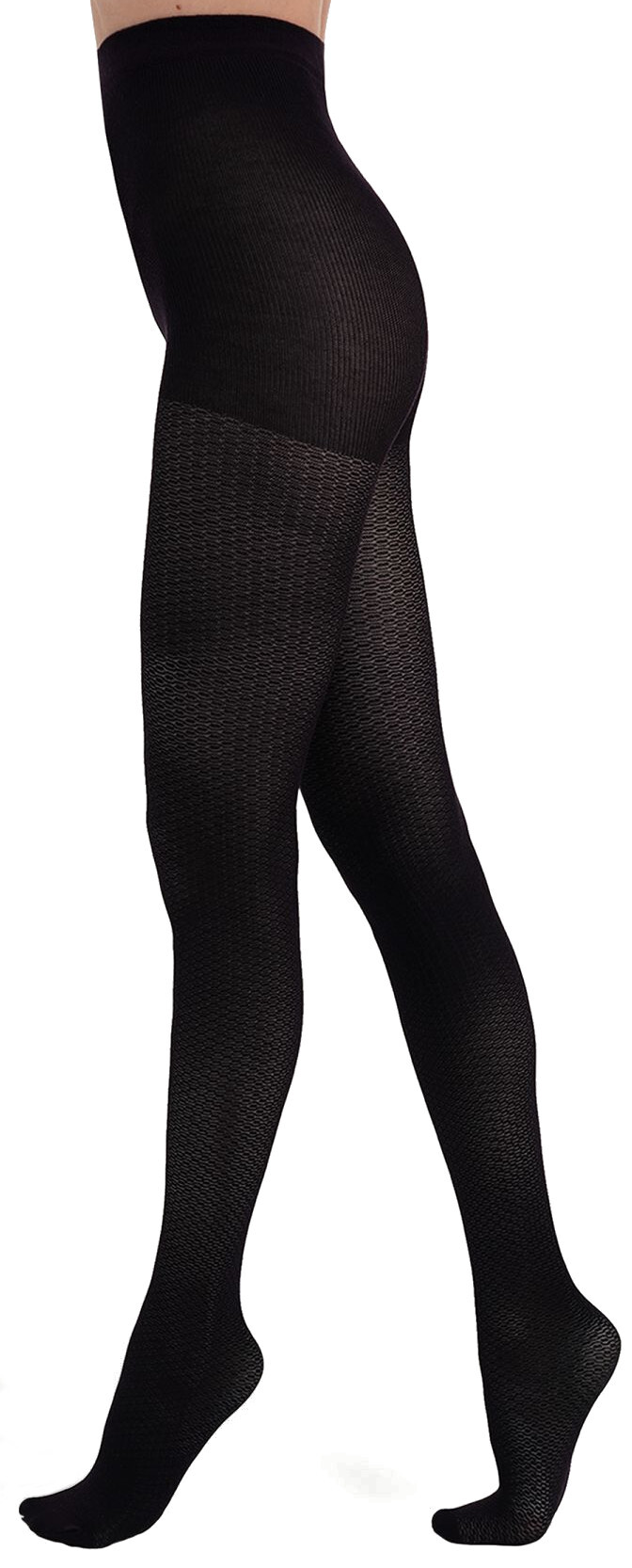 Колготки Giulia 7167 Tracery 90 Den 2p черные фото 2