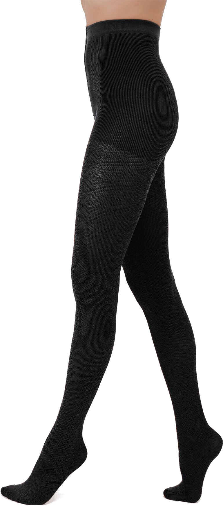 Колготки Giulia 7168 Tracery Cubes 90 Den 2p черные фото 2