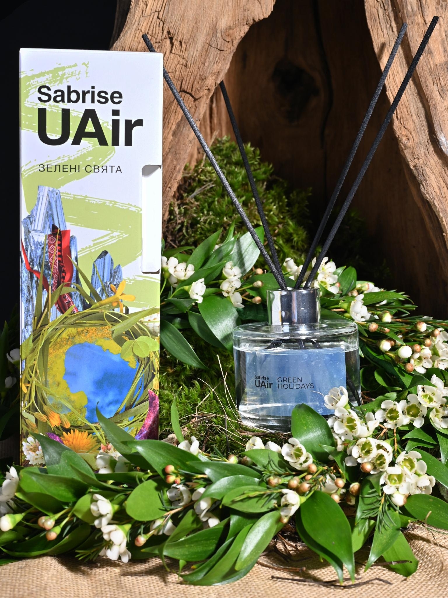 Диффузор ароматический Sabrise Uаir 100мл Зеленые праздники фото 