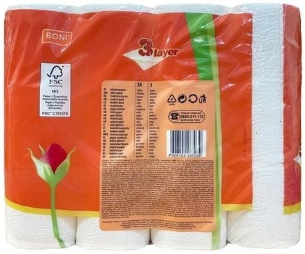 Туалетная бумага Perfex 3 слоя 24шт фото 2