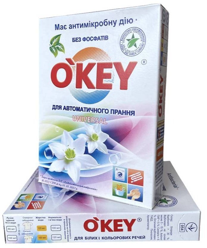 Порошок для прання O'KEY Universal автомат 400гфото3