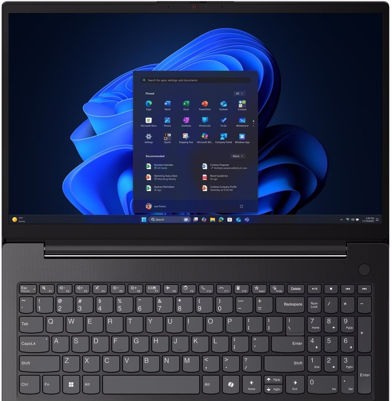 Ноутбук LENOVO V15 G6 ITN Business Black (83M4001JRA)фото4