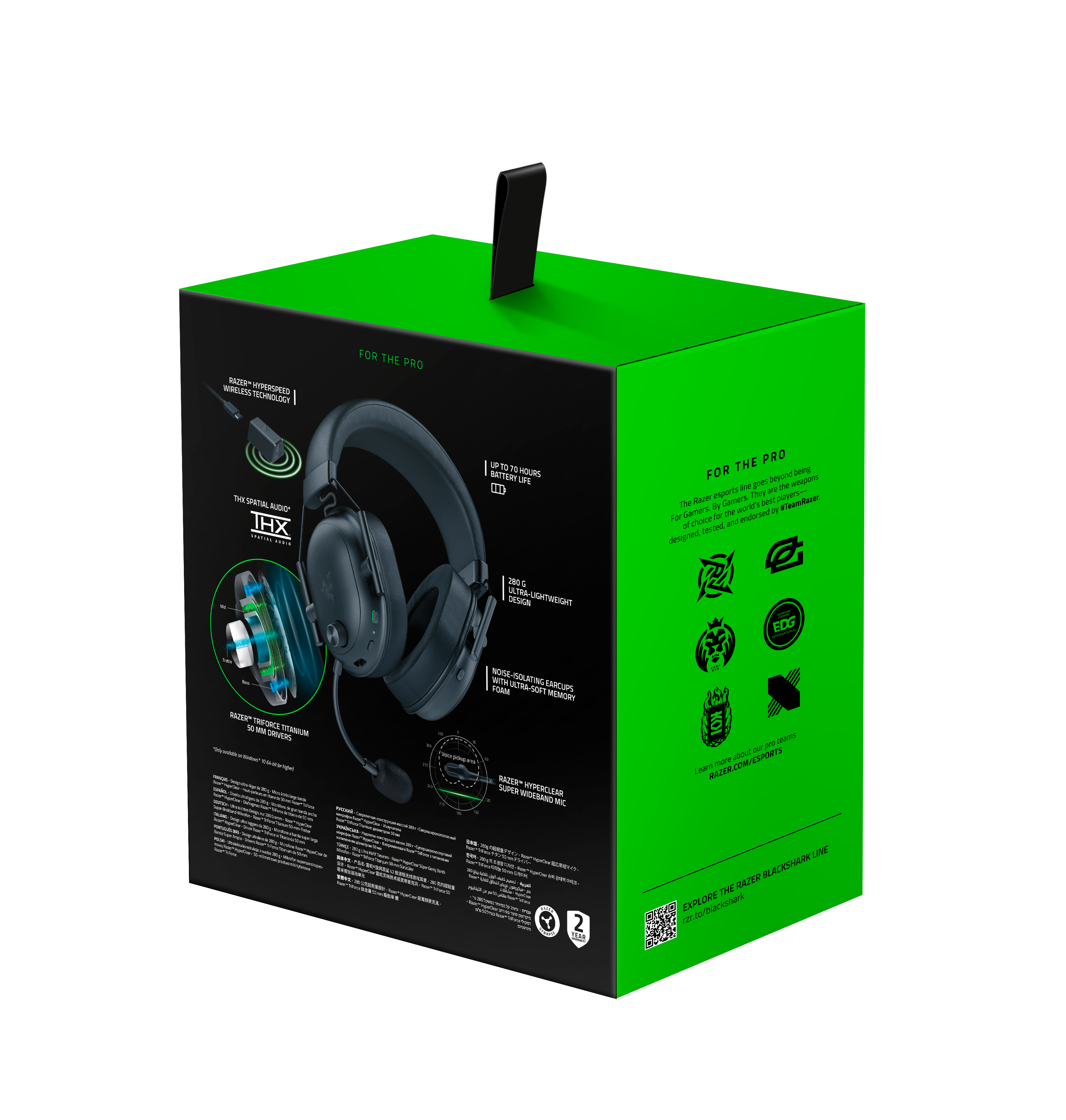 Ігрова гарнітура Razer BlackShark V2 HyperSpeed Black (RZ04-04960100-R3M1)фото6