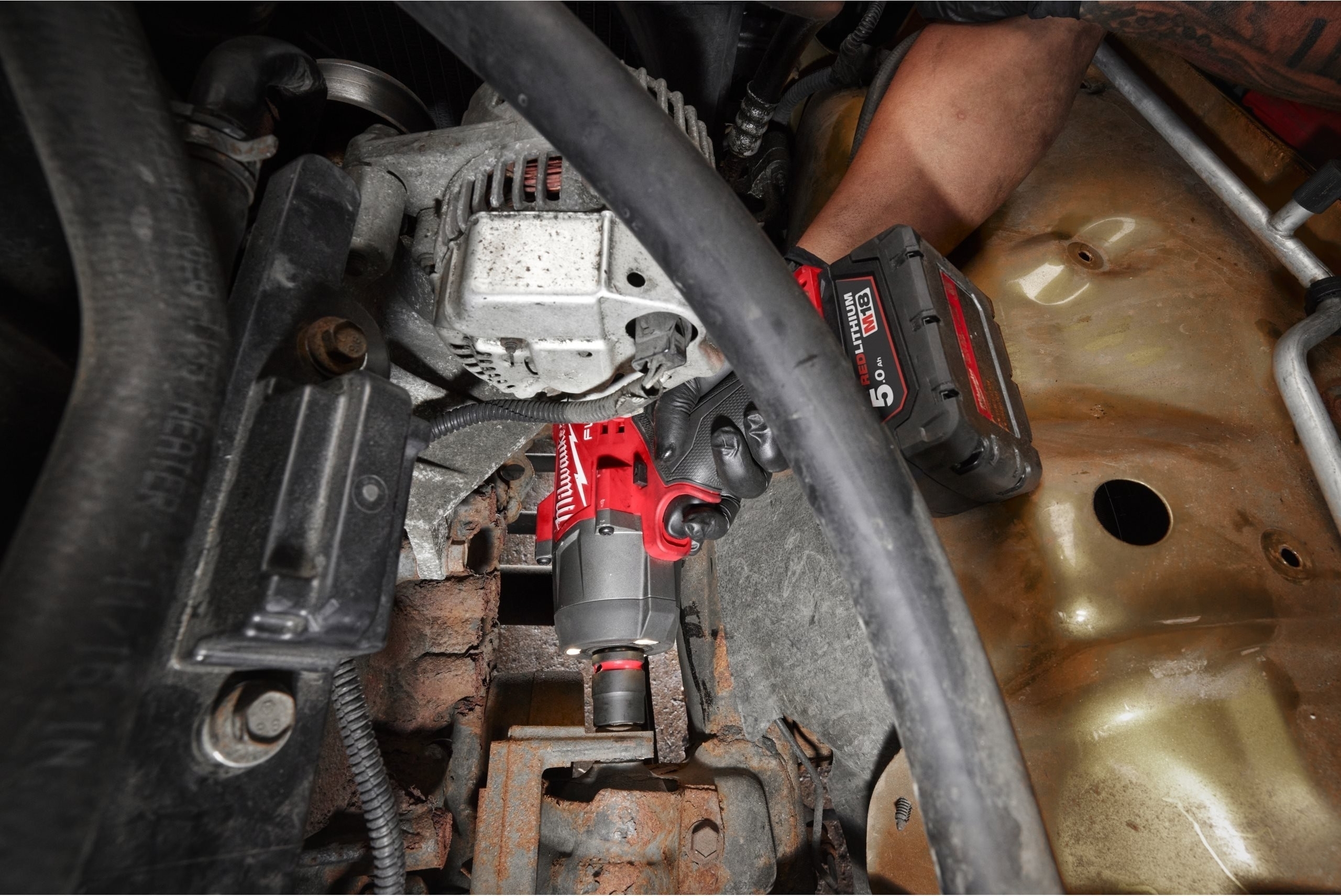 Гайковерт ударный Milwaukee M18 FHIW2F12-0X 18В (без АКБ и ЗУ), (4933492782) фото 