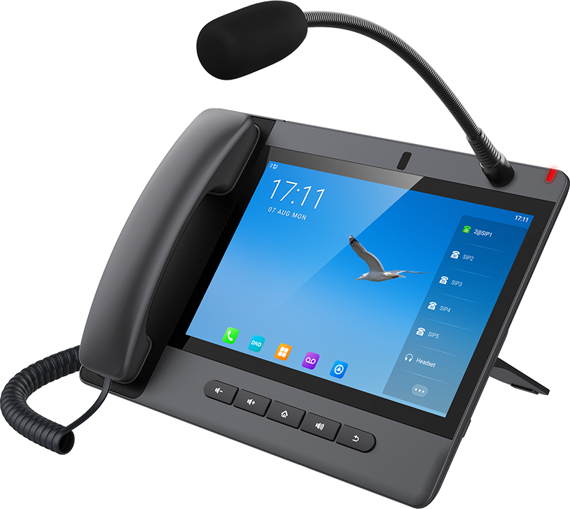 Телефон IP Fanvil A320i-Black 2xGE LAN, Wi-Fi, BT5.0, Android 9.0, PoEфото