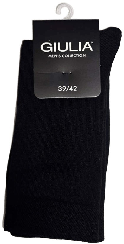 Мужские высокие носки Giulia 5804 Ms3 Classic 39-42 черные фото 2