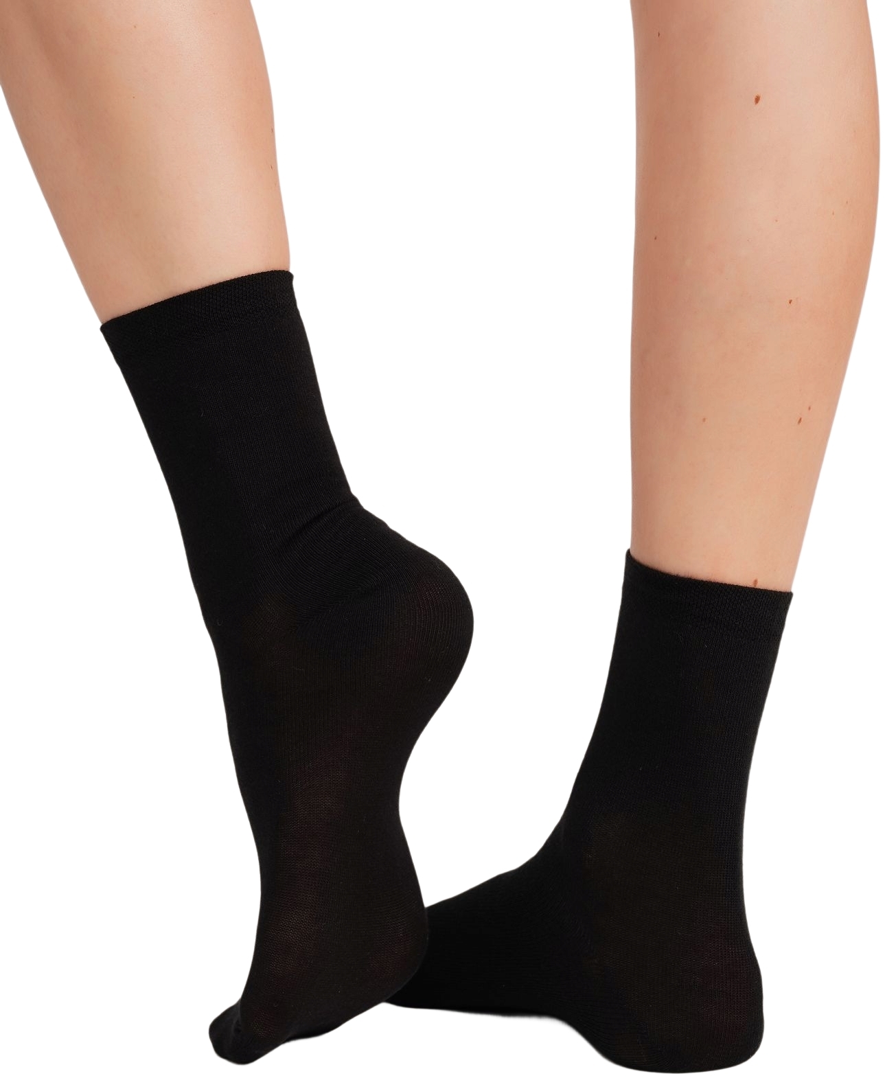 Женские высокие хлопковые носки Giulia 6807 Ws3 Classic 36-40 черные фото 2