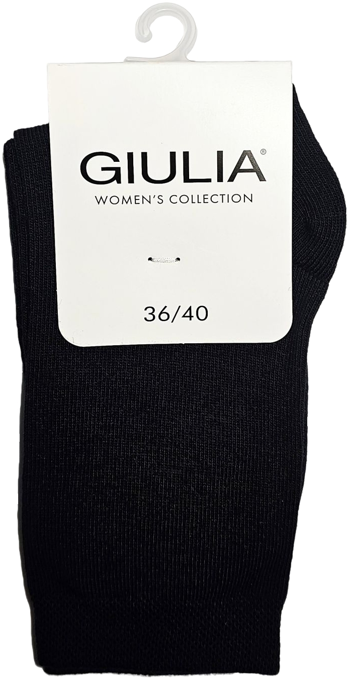 Женские высокие хлопковые носки Giulia 6807 Ws3 Classic 36-40 черные фото 3