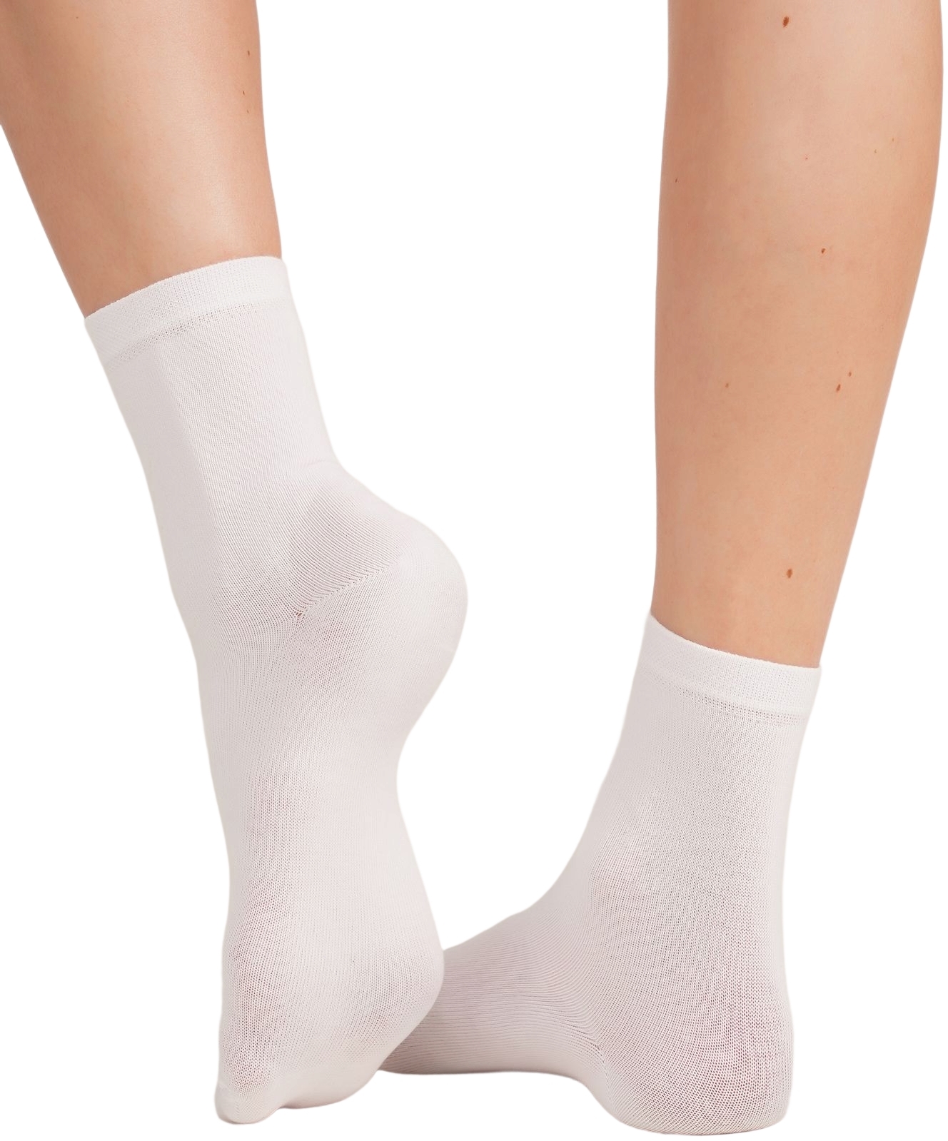 Женские высокие хлопковые носки Giulia 6807 Ws3 Classic 36-40 белые фото 2