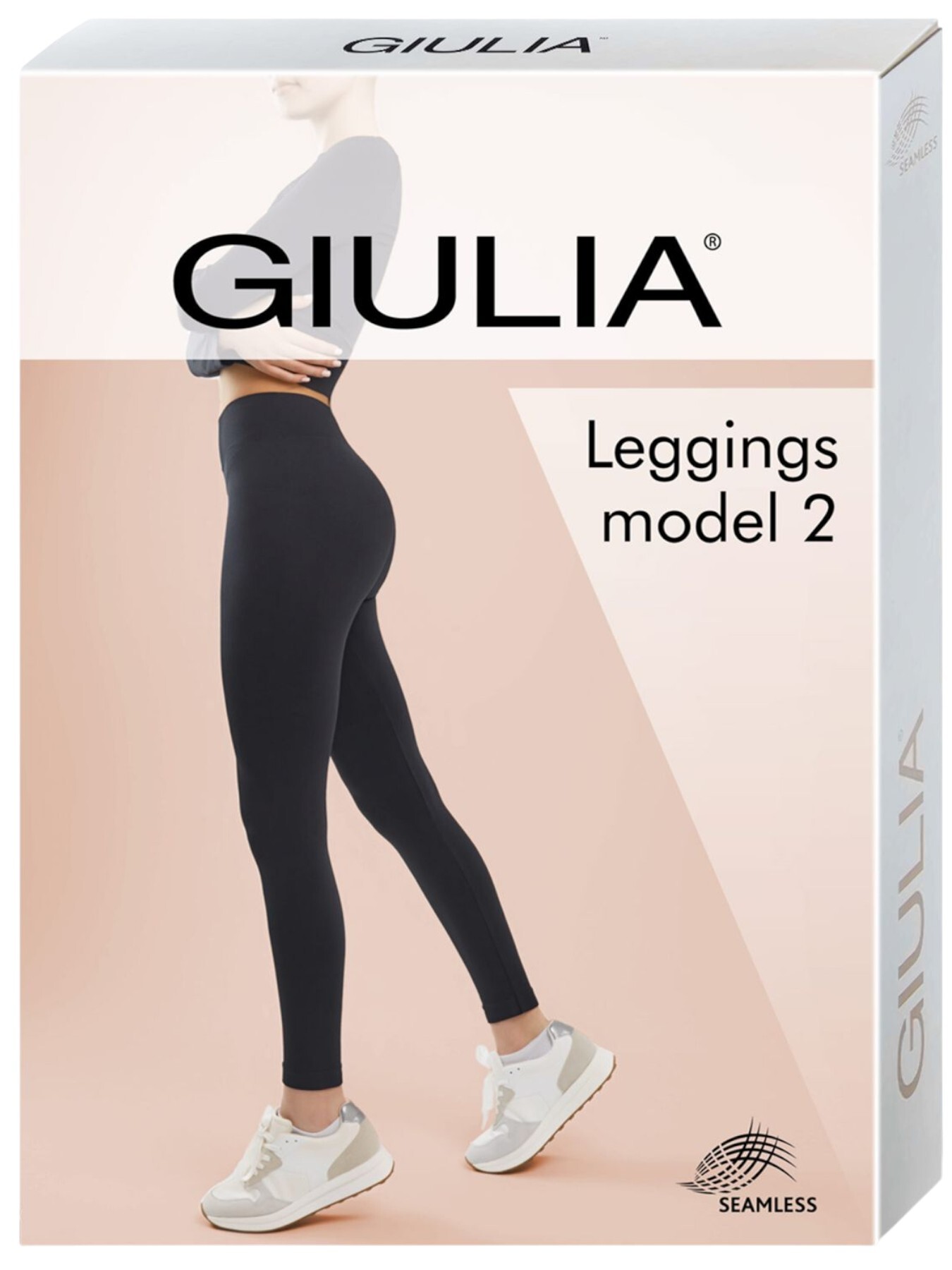 Легінси безшовні Giulia 4688 Leggings 02 L/XL чорніфото5