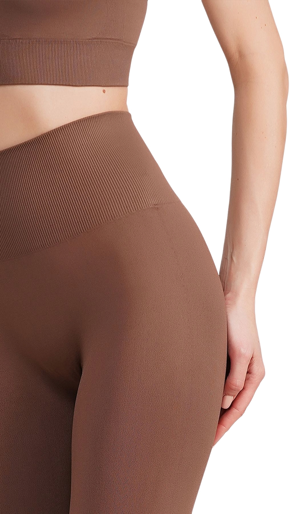 Леггинсы бесшовные Giulia 7553 Leggings Energy (New) L/XL коричневые фото 3