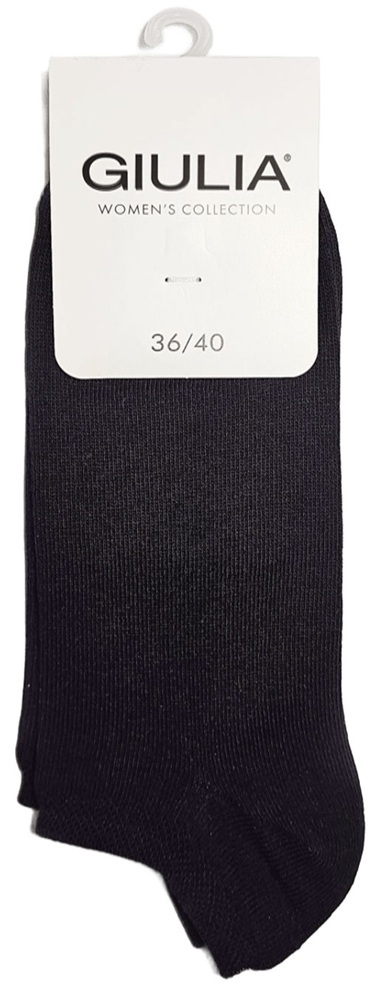 Шкарпетки жіночі низькі бавовняні Giulia 6806 Ws1 Classic 36-40 чорніфото2