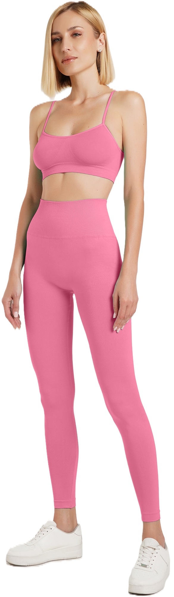 Легінси з мікрофібри Giulia 7131 Leggings Shape S/M яскраво-рожевіфото4