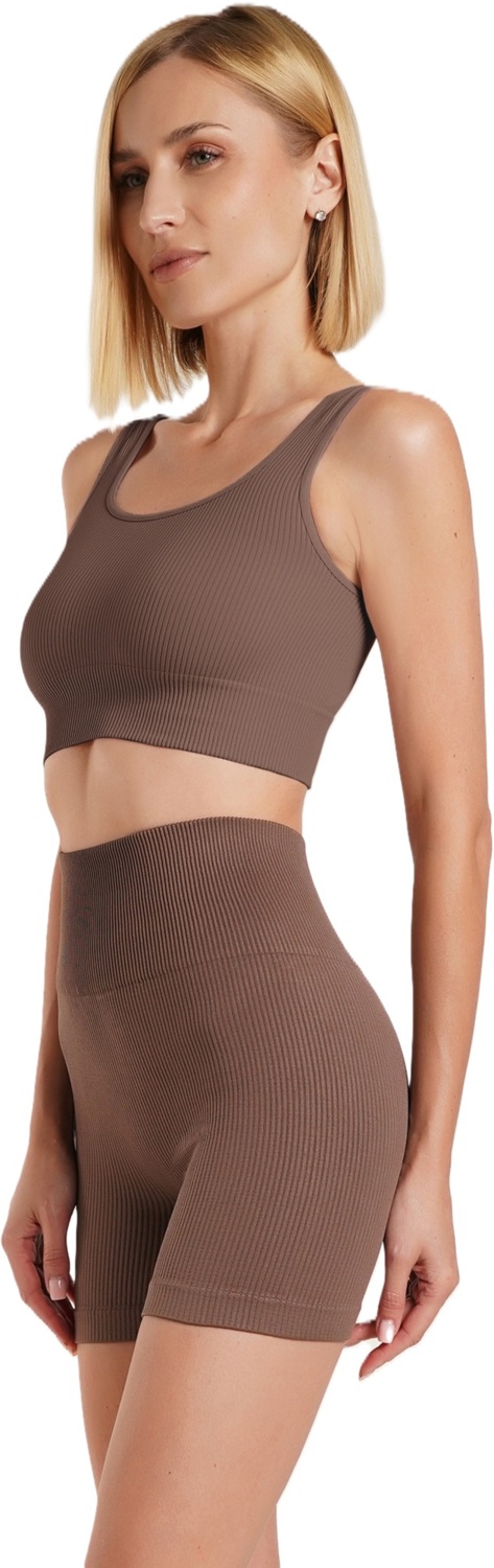 Шорты бесшовные Giulia 7144 Shorts Rib Shape L/XL deep taupe фото