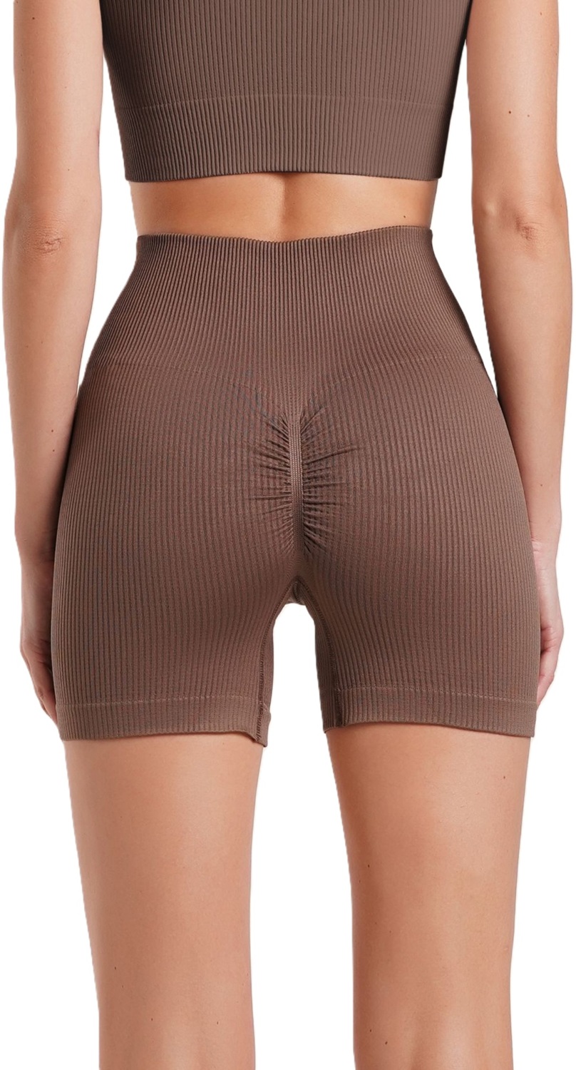 Шорты бесшовные Giulia 7144 Shorts Rib Shape S/M deep taupe фото