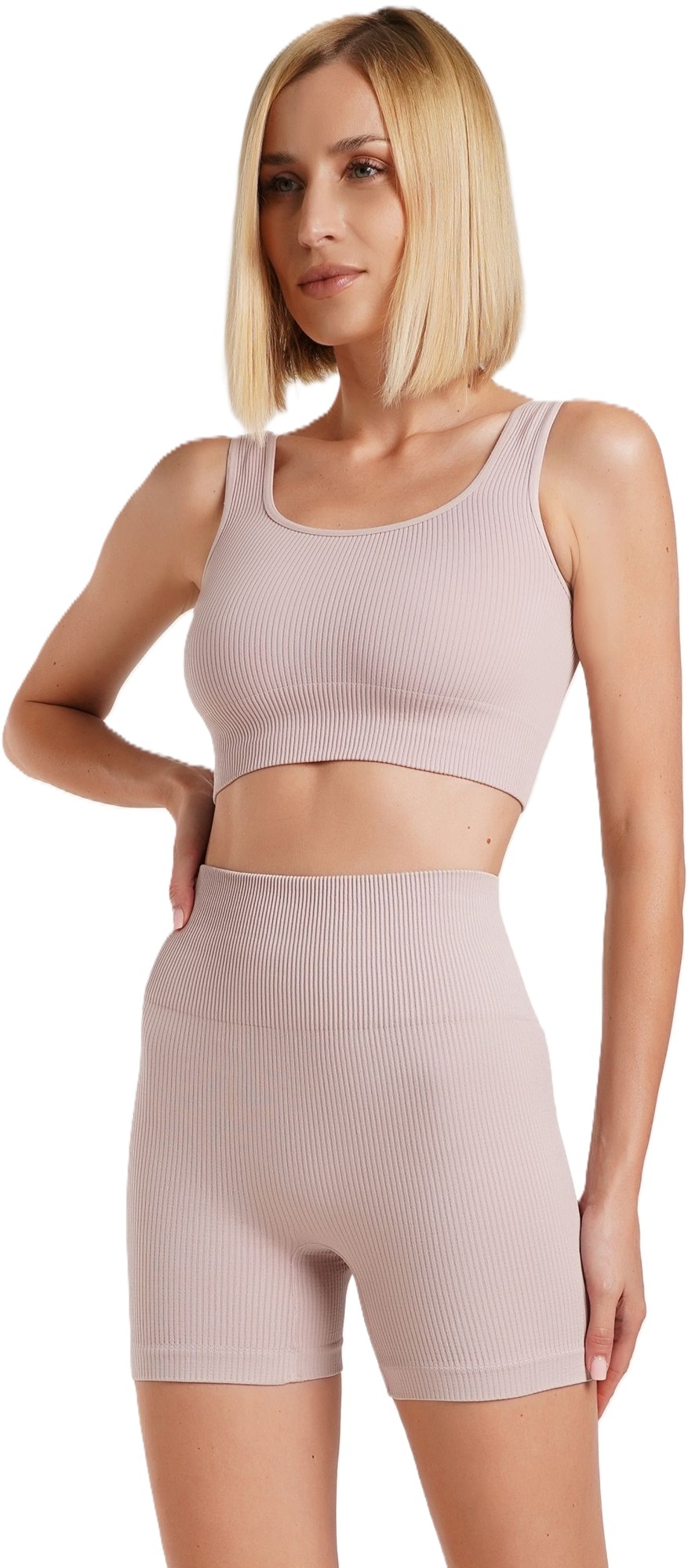 Шорты бесшовные Giulia 7144 Shorts Rib Shape S/M burnished lilac фото 4