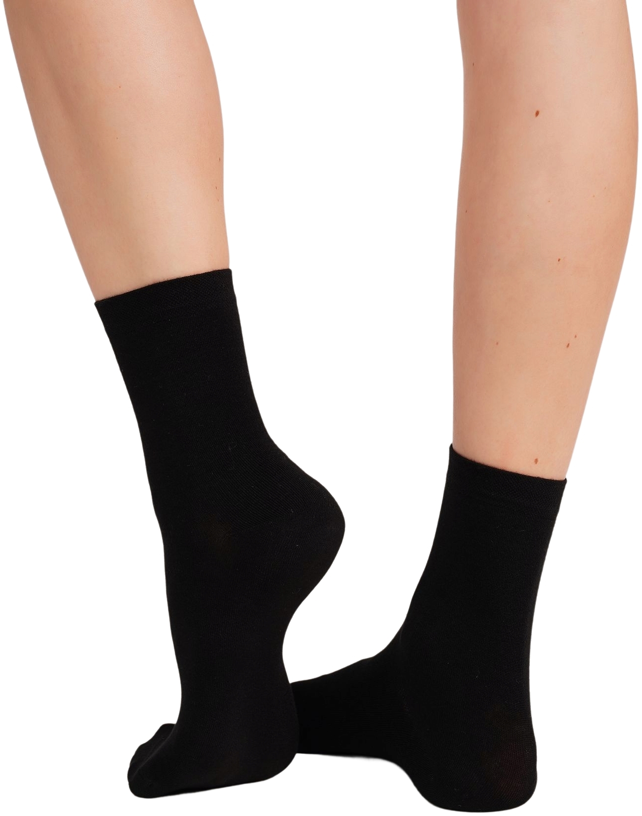 Женские носки средней высоты из бамбука Giulia 7524 Ws3 Bamboo 36-40 черные фото 2