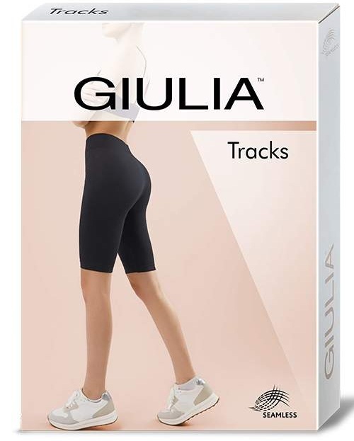 Велосипедки бесшовные Giulia 6438 Tracks 01 Pantaloons L/XL черные фото 2