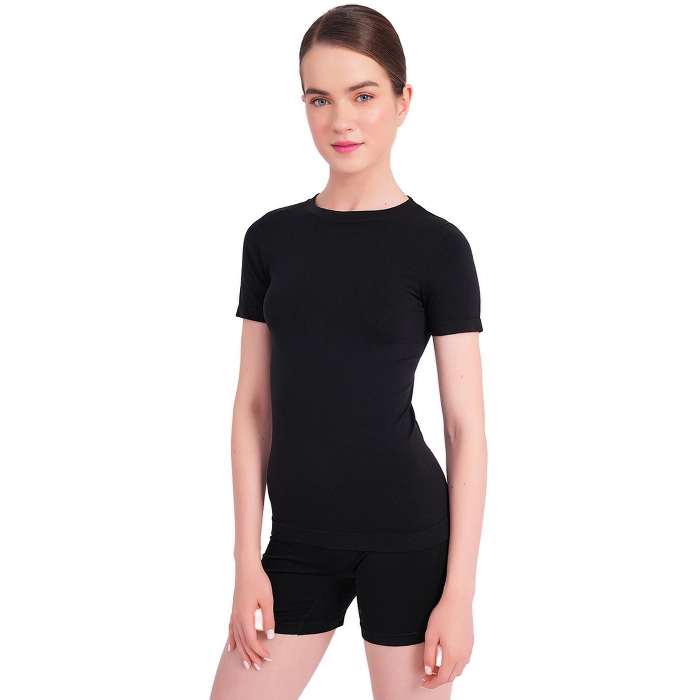 Футболка безшовна Giulia 7555 T-Shirt L/XL чорнафото4