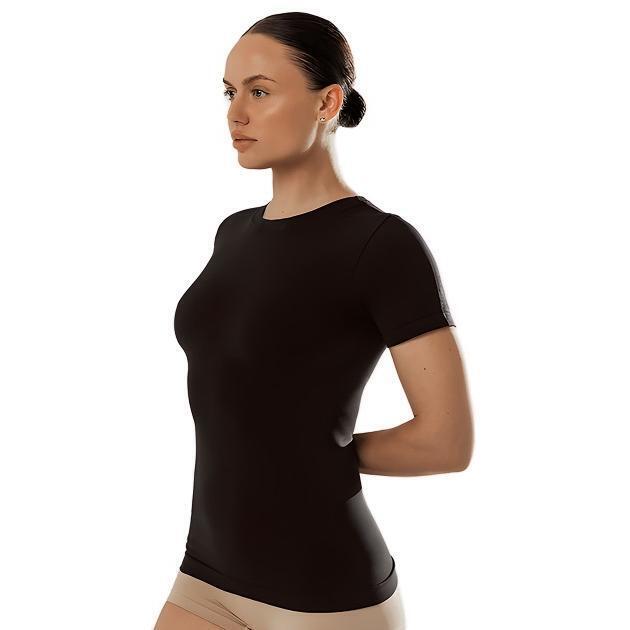 Футболка безшовна Giulia 7555 T-Shirt S/M шоколаднафото3