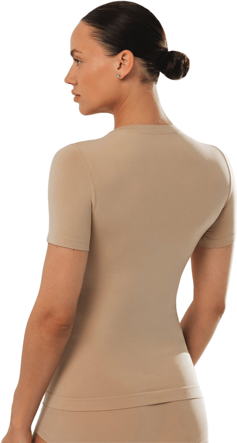 Футболка безшовна Giulia 7555 T-Shirt S/M бежевафото2