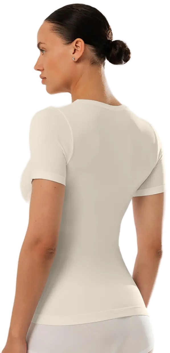 Футболка бесшовная Giulia 7555 T-Shirt S/M желтая фото 3