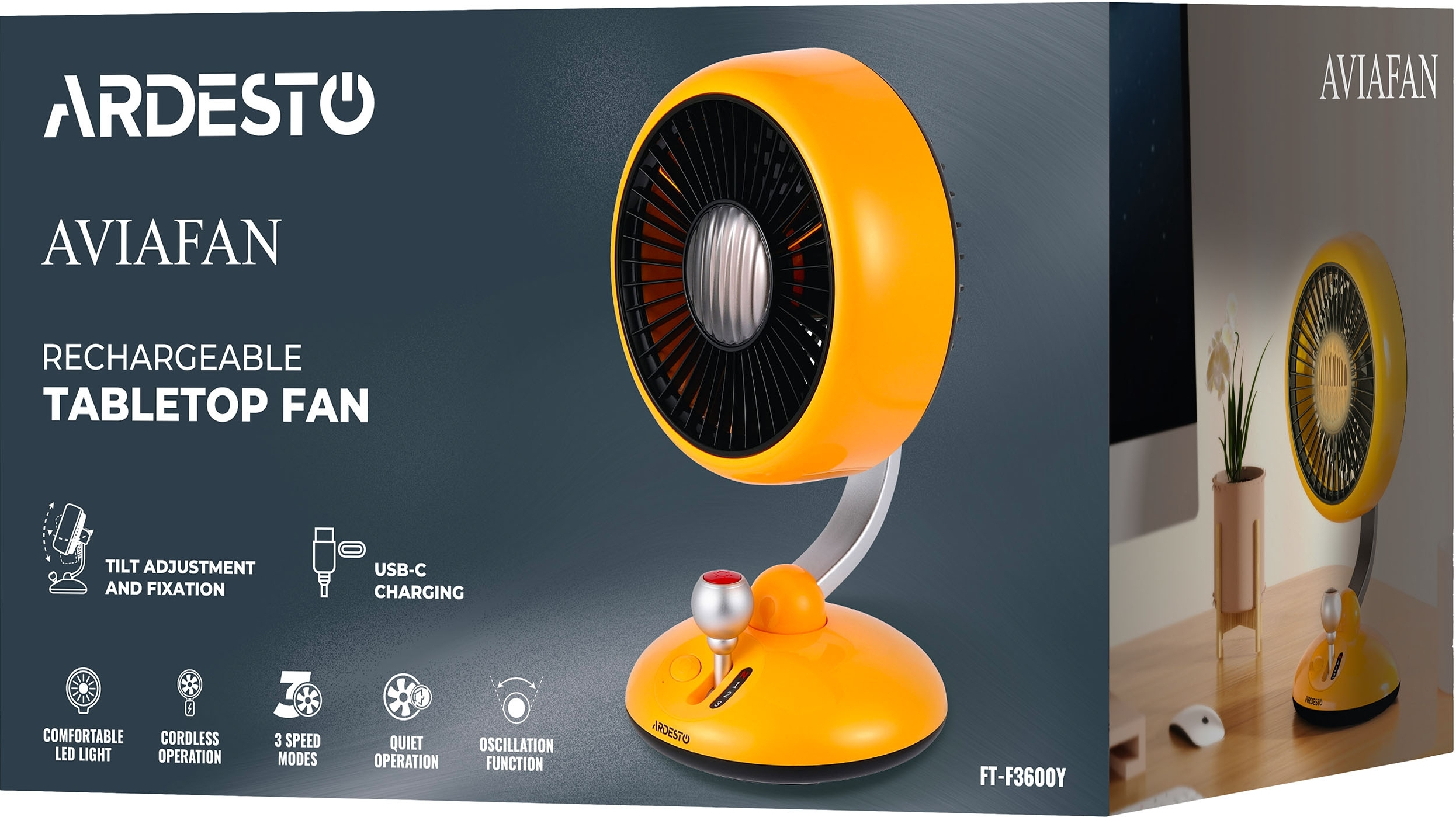 Вентилятор ARDESTO AviaFan FT-F3600Y фото 