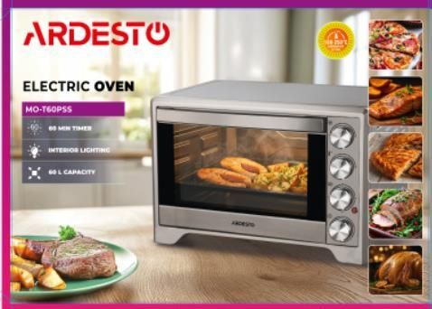 Електрична піч ARDESTO MO-T60PSS фото