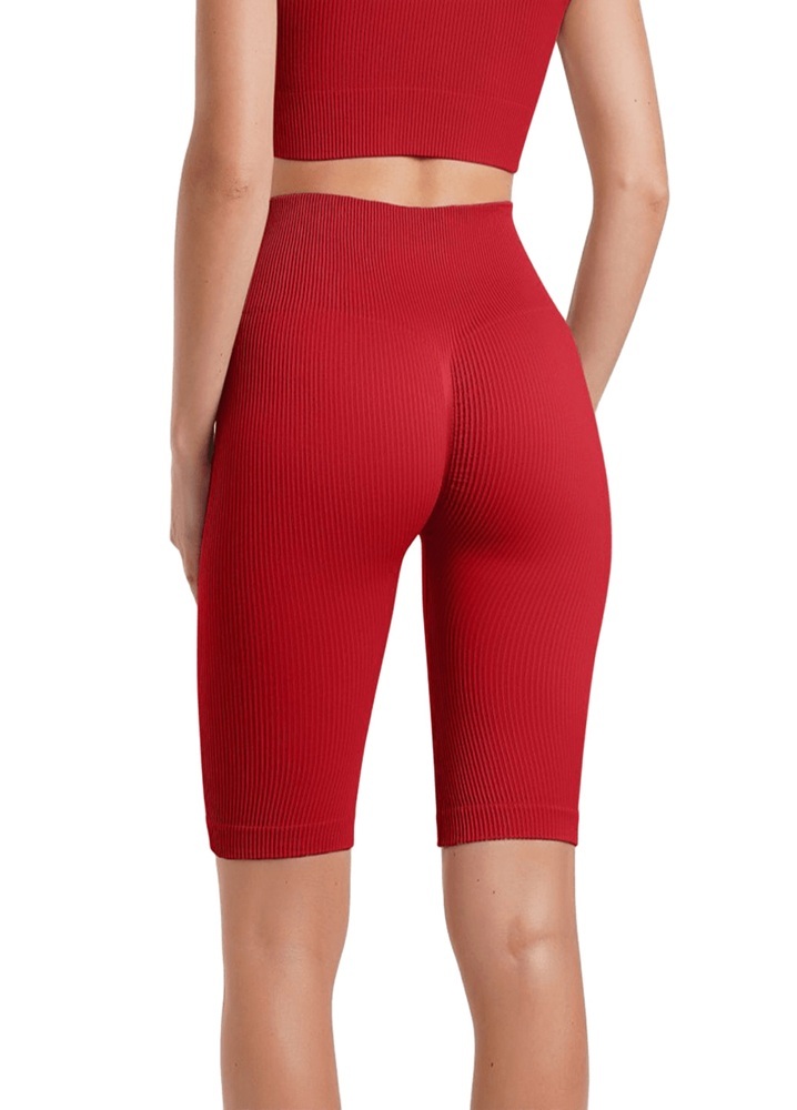 Велосипедки бесшовные Giulia 7141 Tracks Rib Shape L/XL бордовые фото 2