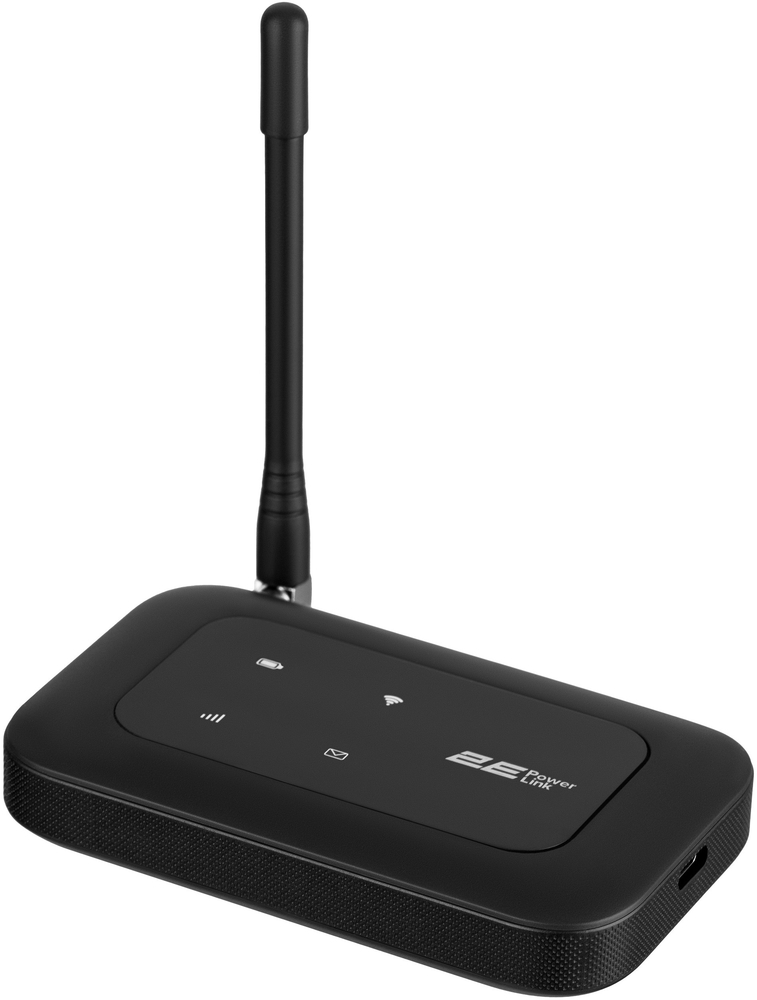 Мобільний 4G Wi-Fi роутер 2E PowerLink (MiFi-2 2025) Black (794300866717)фото