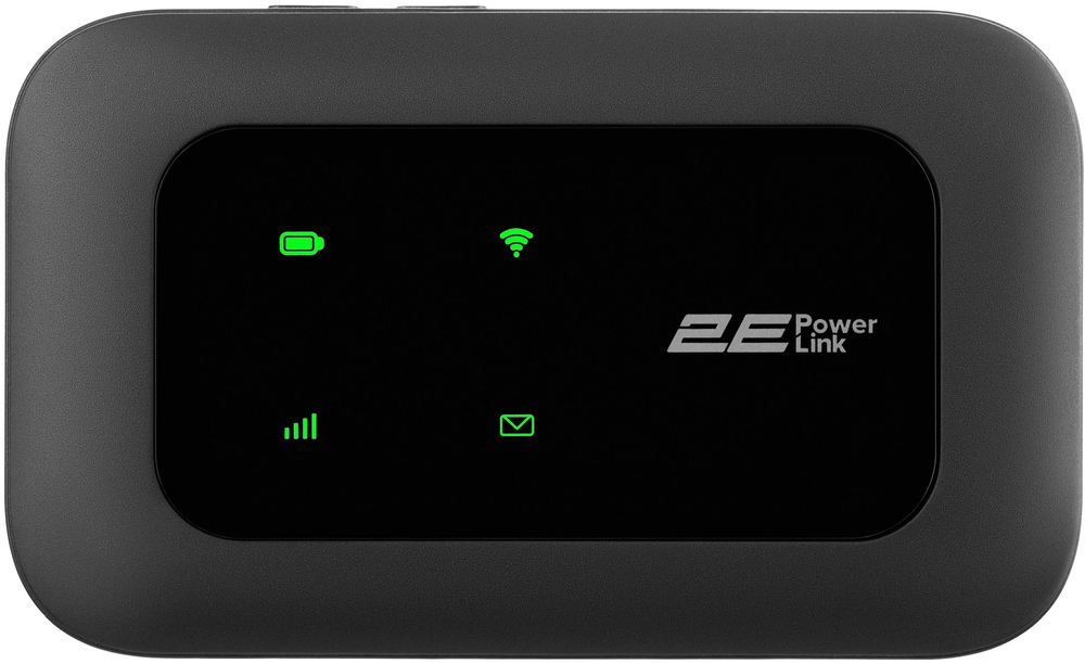Мобільний 4G Wi-Fi роутер 2E PowerLink (MiFi-2 2025) Black (794300866717)фото