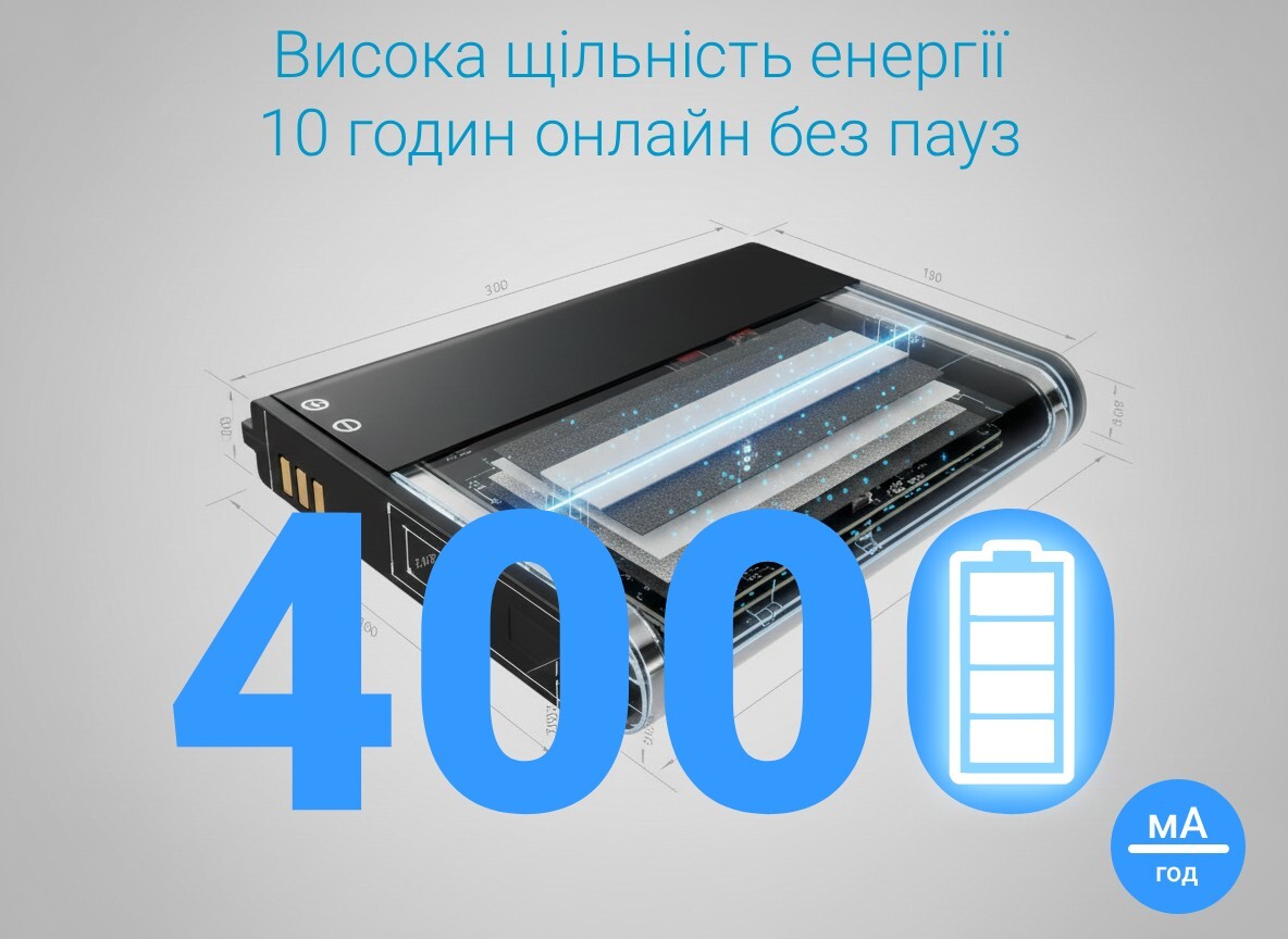 Мобильный 4G Wi-Fi роутер 2E PowerLink (MiFi-5 2025) Black (794300866700) фото 