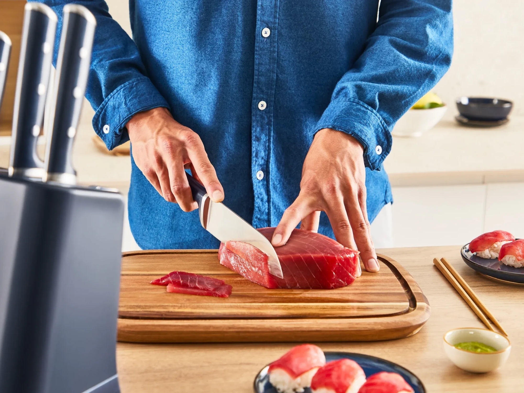 Набор ножей Tefal EverSharp Pro, 6 предметов (K297S644) фото 18