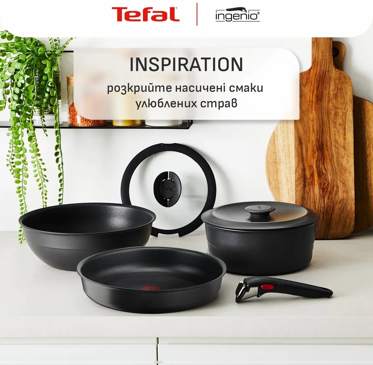Набір посуду Tefal Ingenio Inspiration, 6 предметів (L867S604)фото3