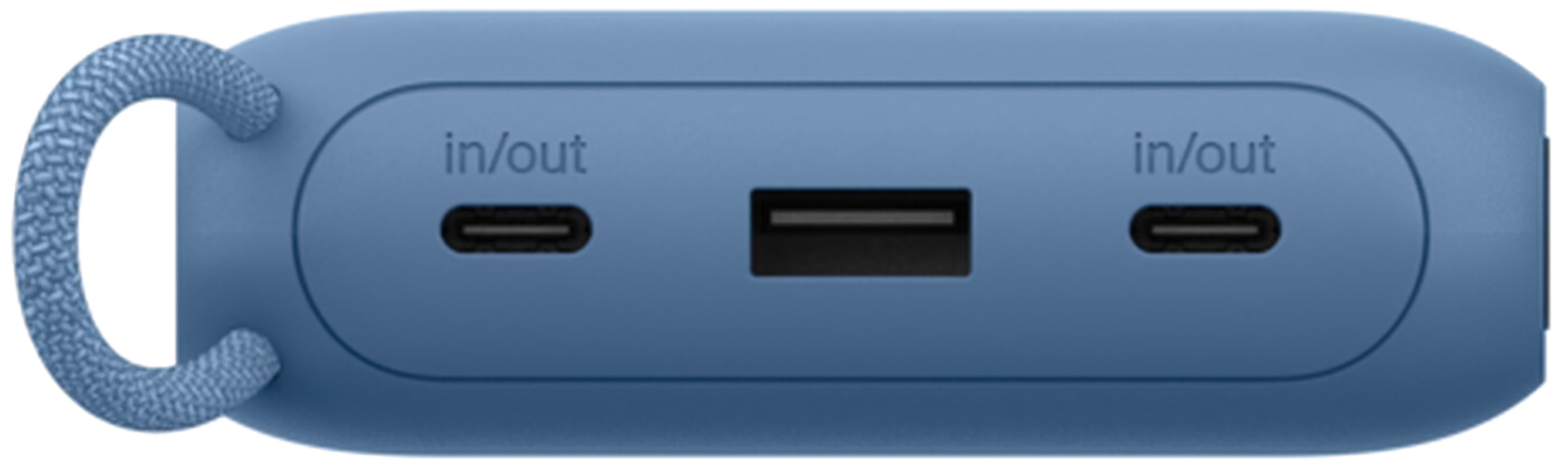 Портативный аккумулятор Belkin 20000mAh, 20W PD USB-C Blue (BPB028HQBL) фото 4