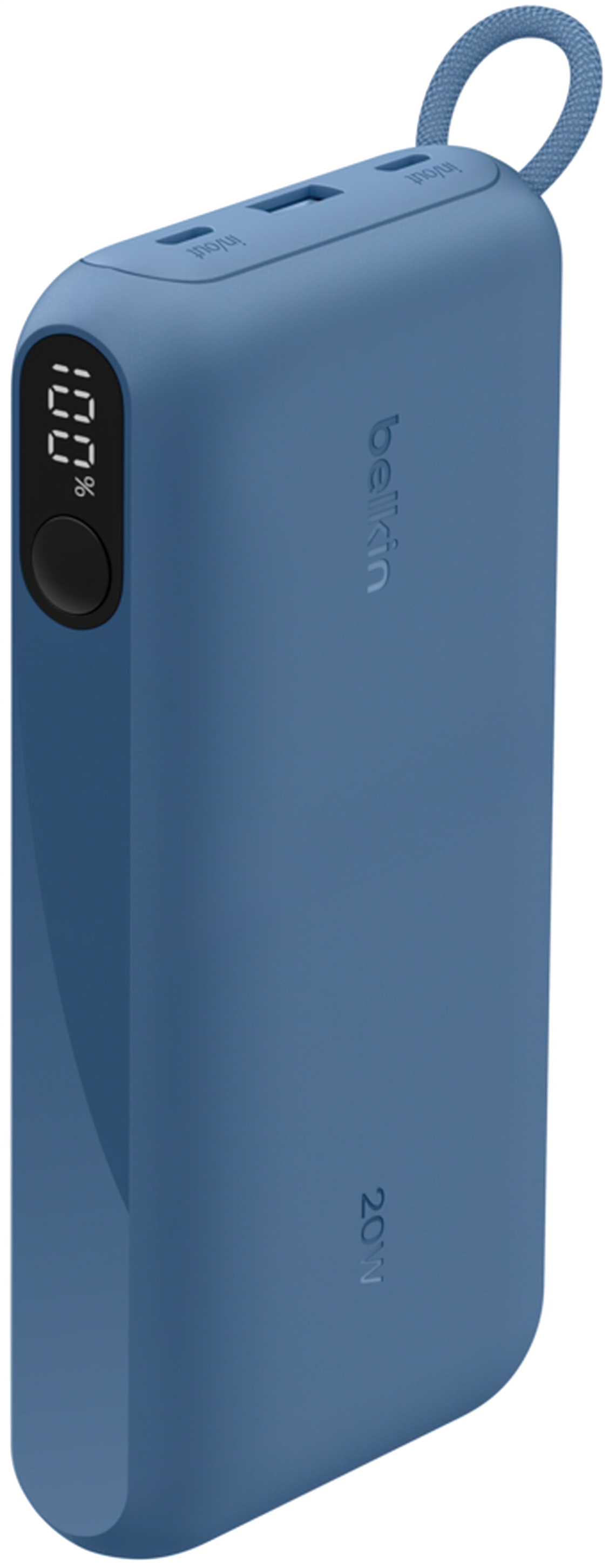 Портативный аккумулятор Belkin 20000mAh, 20W PD USB-C Blue (BPB028HQBL) фото 2