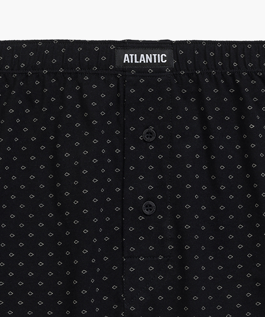 Набор боксеров мужских Atlantic 2MBX-059 2шт. L черные/зеленые фото 6