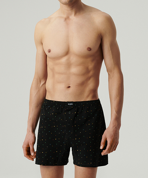 Набір боксерів чоловічих Atlantic 2MBX-067 2шт. M чорні/графітовіфото2