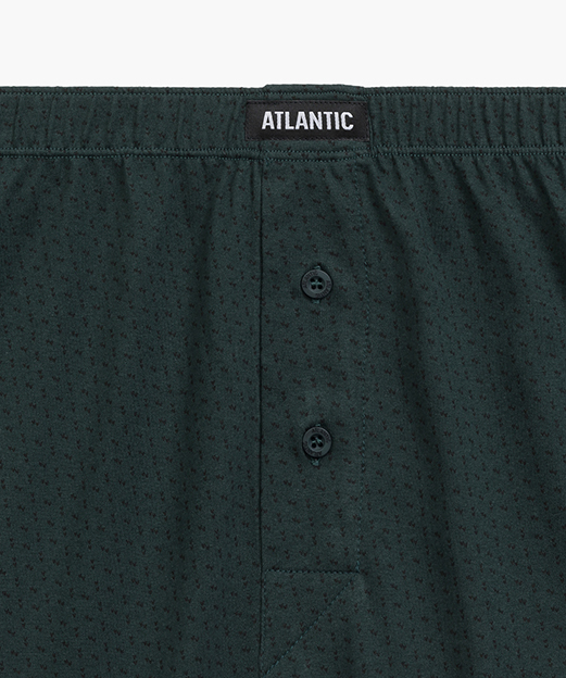 Набор боксеров мужских Atlantic 2MBX-059 2шт. 2XL черные/зеленые фото 5