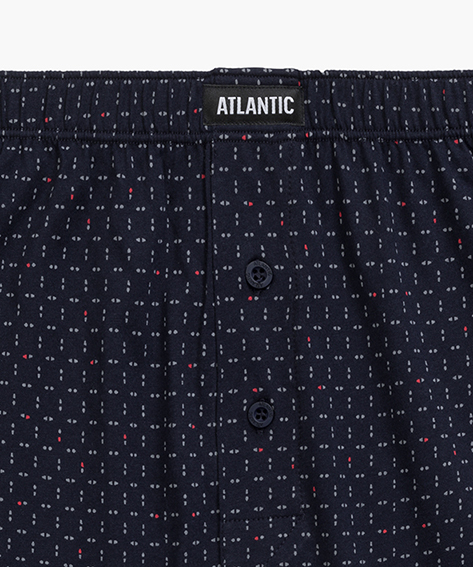 Набір боксерів чоловічих Atlantic 2MBX-062 2шт. L сині/голубіфото6