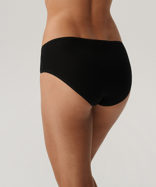 Набор женских трусов классика Atlantic 3BLP-603 3шт. L черные фото 3