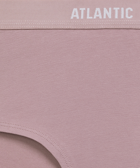 Набор женских трусов макси Atlantic 3CLP-009 3шт. M бежевые/розовые/зеленые фото 5