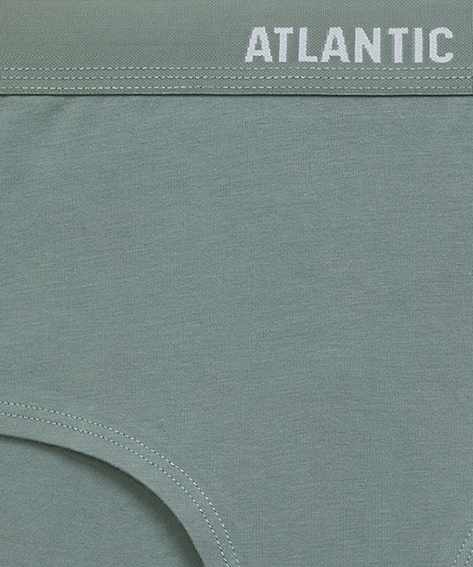 Набор женских трусов макси Atlantic 3CLP-009 3шт. XL бежевые/розовые/зеленые фото 4