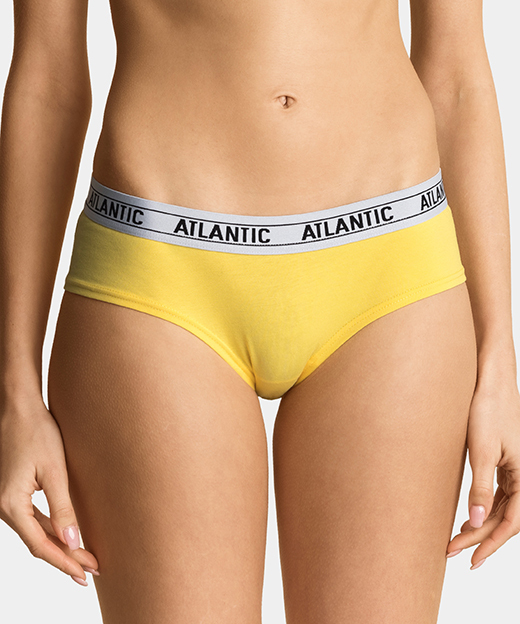Набір трусів жіночих хіпстер Atlantic 3LP-177 3шт. XL коралові/жовті/блакитніфото4