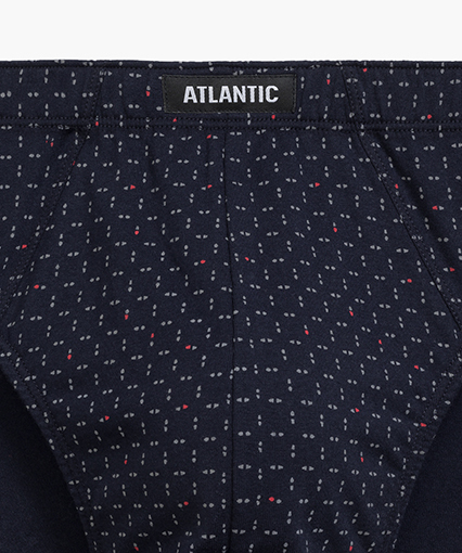 Набір трусів чоловічих класика Atlantic 3MP-182 3шт. XL сині/бордові/блакитніфото5