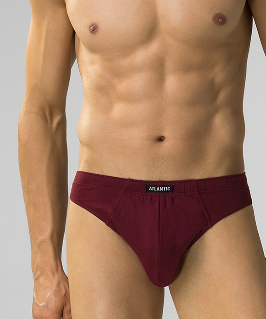 Набір трусів чоловічих спорт Atlantic 5SMP-002 5шт. M сірі/бордові/сині/голубіфото