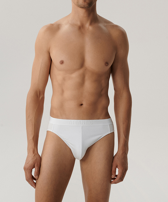 Набір трусів чоловічих спорт Atlantic 2BMP-016 2шт. L біліфото2