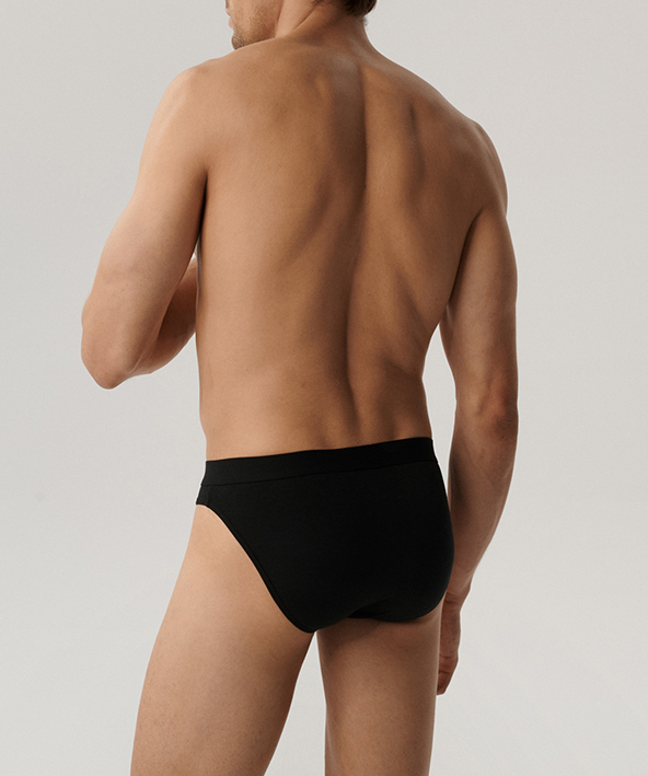 Набір трусів чоловічих спорт Atlantic 2BMP-016 2шт. L чорніфото3