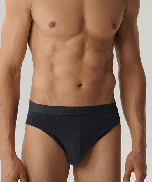 Набір трусів чоловічих спорт Atlantic 2BMP-016 2шт. L графітовіфото