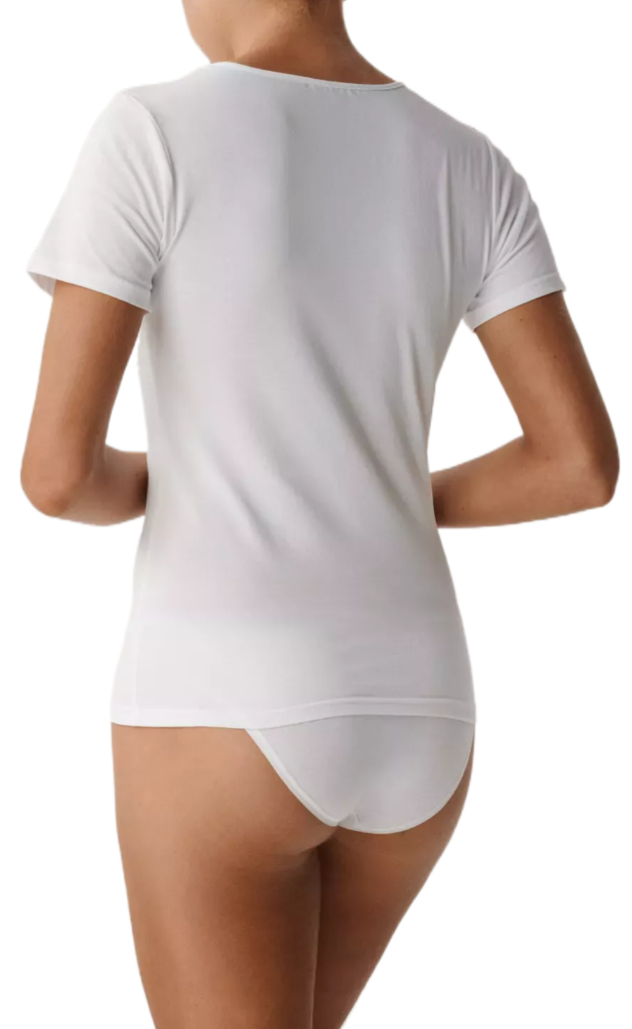 Футболка жіноча футболка Atlantic BLV-199N L білафото2